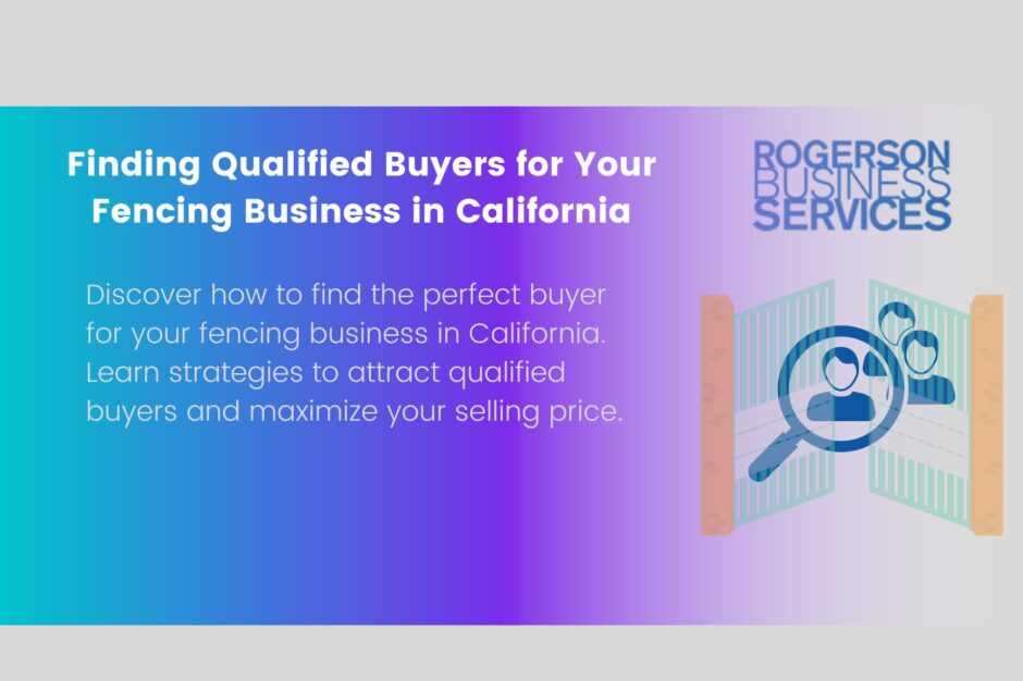 find a fencing business buyer